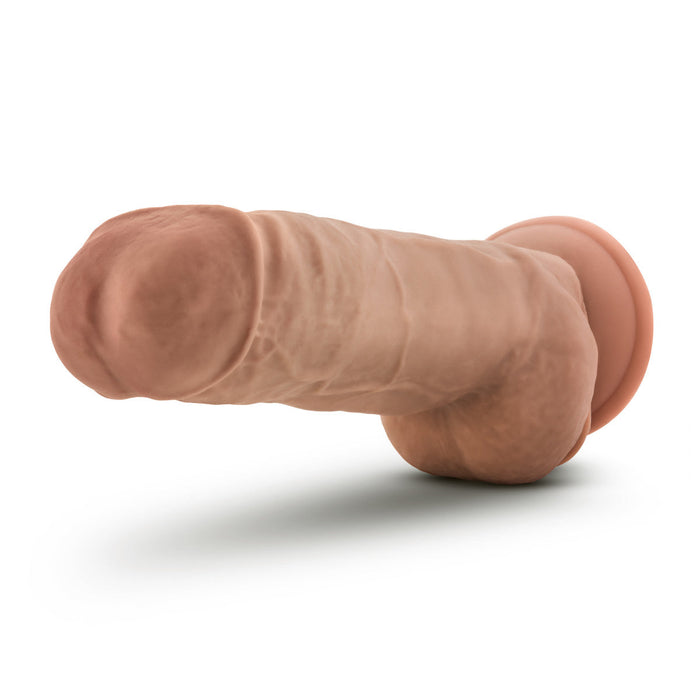 Eden 10" Long Brown Realistic Dildo With Balls & Suction Cup Base