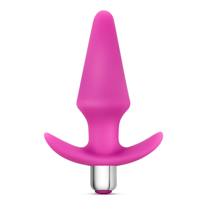 Adult Sex Toys 5" Long Pink Silicone 10 Mode Anal Butt Plug