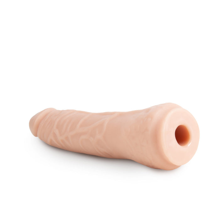 Eden 7.5" Long Beige Ridged Realistic Dildo