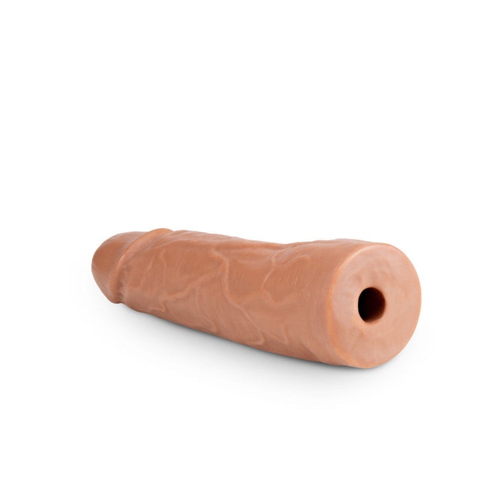 Eden 7" Long Beige Ridged Realistic Dildo