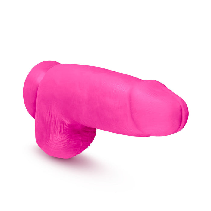 Eden 10" Long Girthy Pink Realistic Dildo With Balls & Suction Cup Base