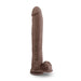 Adult Sex Toys 14" Long Rigid Realistic Dildo With Balls & Suction Cup Base