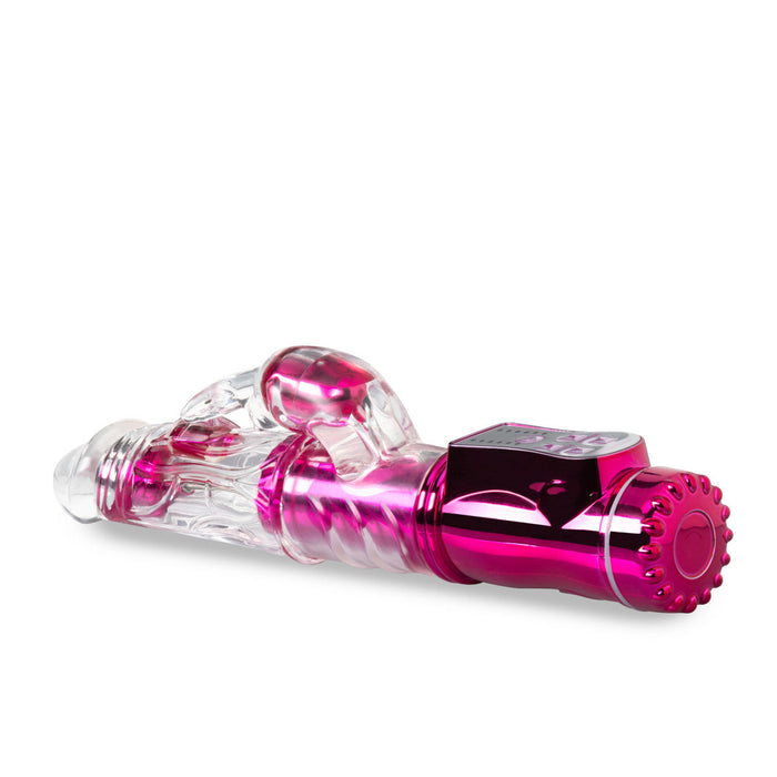 Eden 8.5" Long Pink Multi-Speed Gyrating Rabbit Vibrator