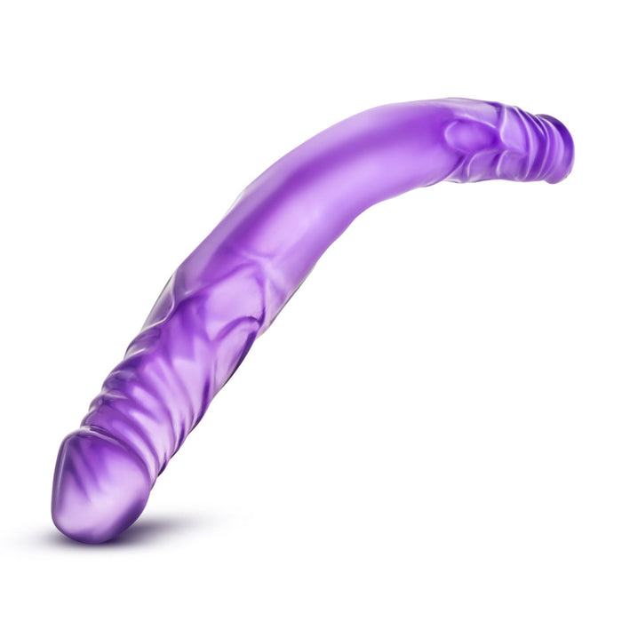 Eden 14" Long Purple Realistic Double Sided Dildo