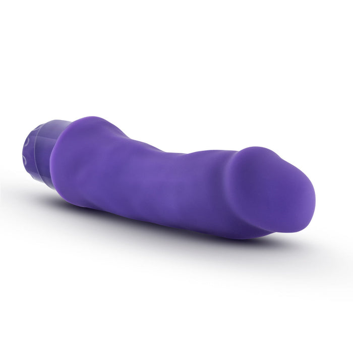 Eden 7.75" Long Purple Silicone Multi-Speed Vibrating Dildo